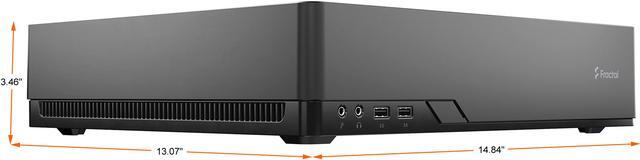 Alt view image 2 of 13 - Fractal Design Node 202 Black Slim Profile Mini-ITX Computer Case