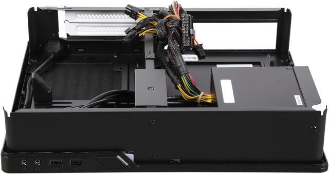 Alt view image 8 of 10 - Fractal Design Node 202 Black with Integra SFX 450w PSU Slim Profile Mini-ITX Computer Case