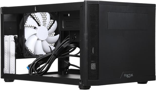 Alt view image 8 of 13 - Fractal Design Core 500 Black Mini-ITX Small Form Factor Computer Case