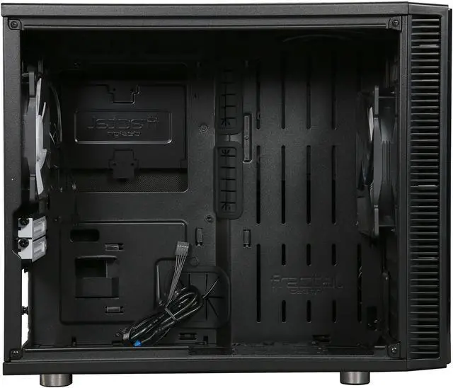Alt view image 7 of 15 - Fractal Design Define Nano S Black Silent Mini ITX Mini Tower Computer Case
