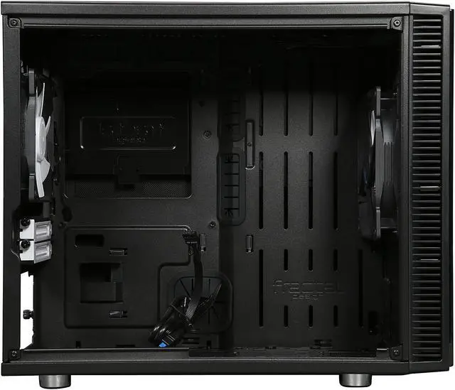 Alt view image 10 of 13 - Fractal Design Define Nano S Black Window Silent Mini-ITX Mini Tower Computer Case