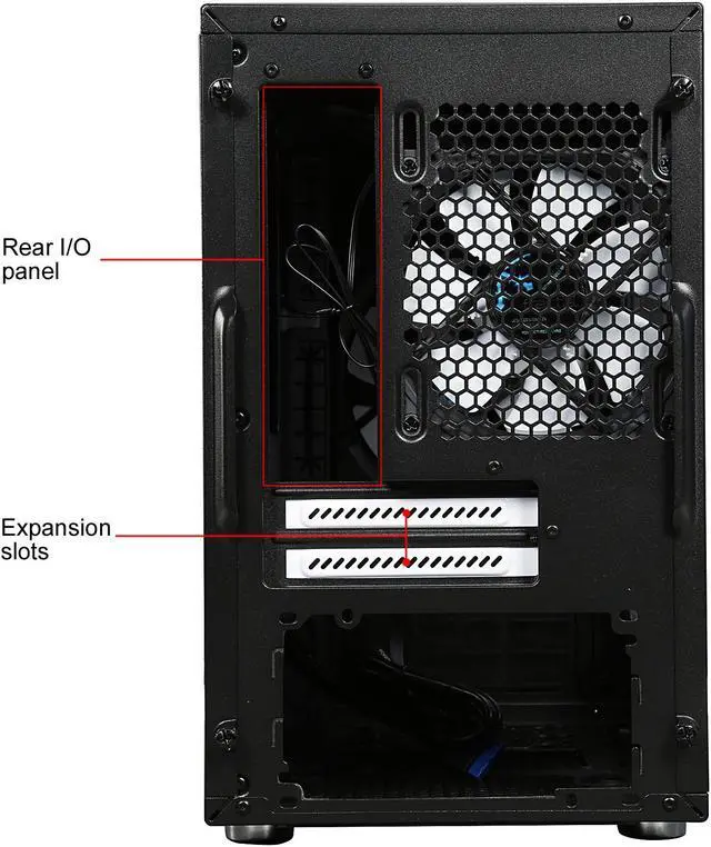 Alt view image 7 of 13 - Fractal Design Define Nano S Black Window Silent Mini-ITX Mini Tower Computer Case