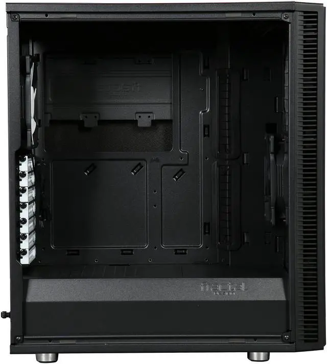 Alt view image 7 of 10 - Fractal Design Define C Black Window Silent Compact ATX Mid Tower Computer Case