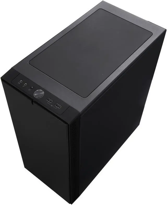 Alt view image 9 of 10 - Fractal Design Define C Black Window Silent Compact ATX Mid Tower Computer Case