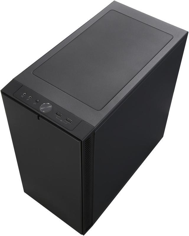 Alt view image 10 of 11 - Fractal Design Define Mini C Black Silent Compact Micro ATX Mini Tower Computer Case
