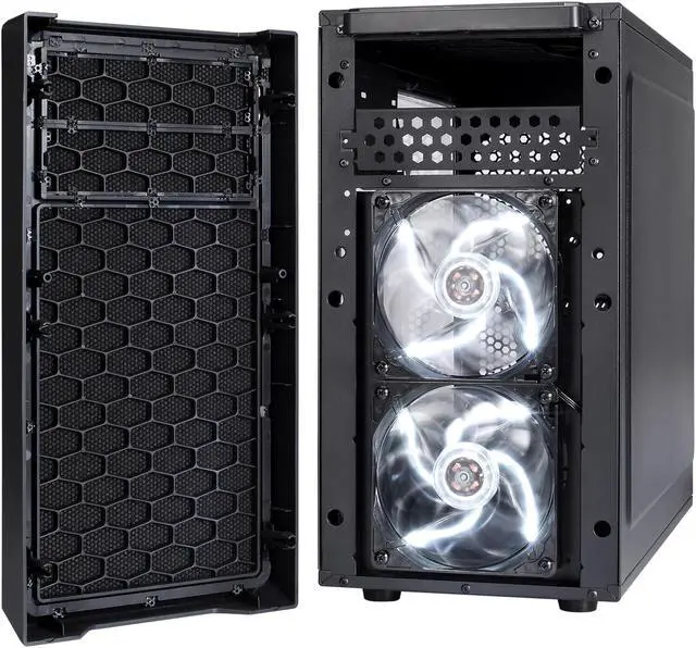 Alt view image 5 of 18 - Fractal Design Focus G Mini Black MicroATX Mid Tower Computer Case