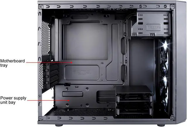 Alt view image 9 of 18 - Fractal Design Focus G Mini Black MicroATX Mid Tower Computer Case