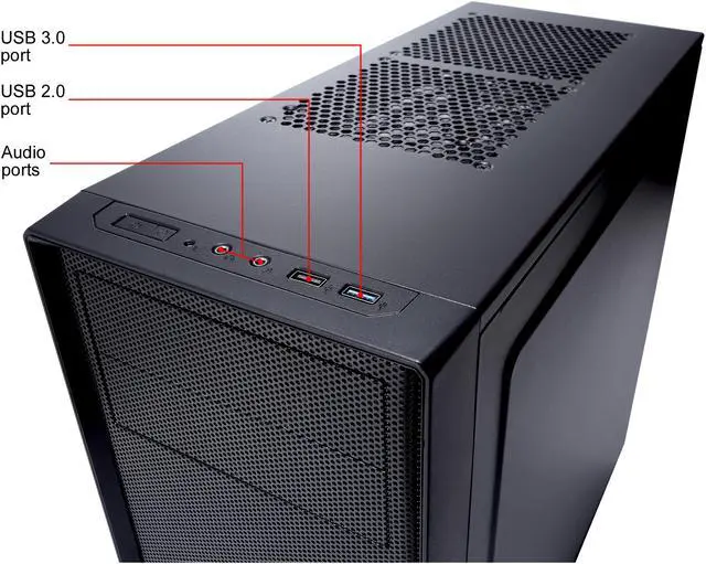 Alt view image 12 of 18 - Fractal Design Focus G Mini Black MicroATX Mid Tower Computer Case