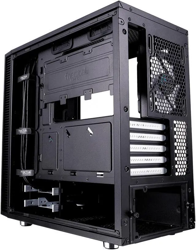 Alt view image 20 of 20 - Fractal Design Define Mini C TG Black Tempered Glass Window Silent Compact Micro ATX Mini Tower Computer Case