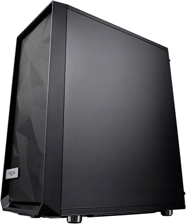 Alt view image 4 of 20 - Fractal Design Meshify C Black ATX High-Airflow Compact Dark Tint Tempered Glass Window Mid Tower Computer Case
