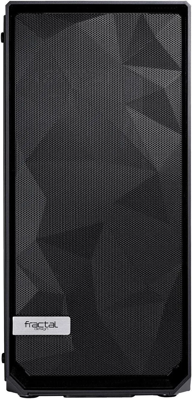 Alt view image 8 of 20 - Fractal Design Meshify C Black ATX High-Airflow Compact Dark Tint Tempered Glass Window Mid Tower Computer Case