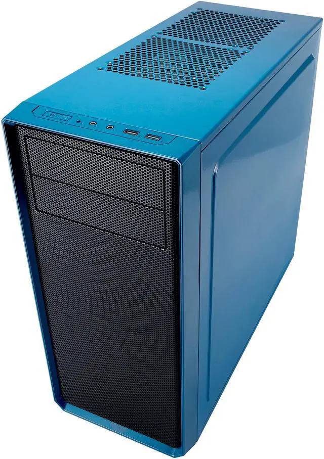 Alt view image 11 of 19 - Fractal Design Focus G Petrol Blue ATX Mid Tower Computer Case