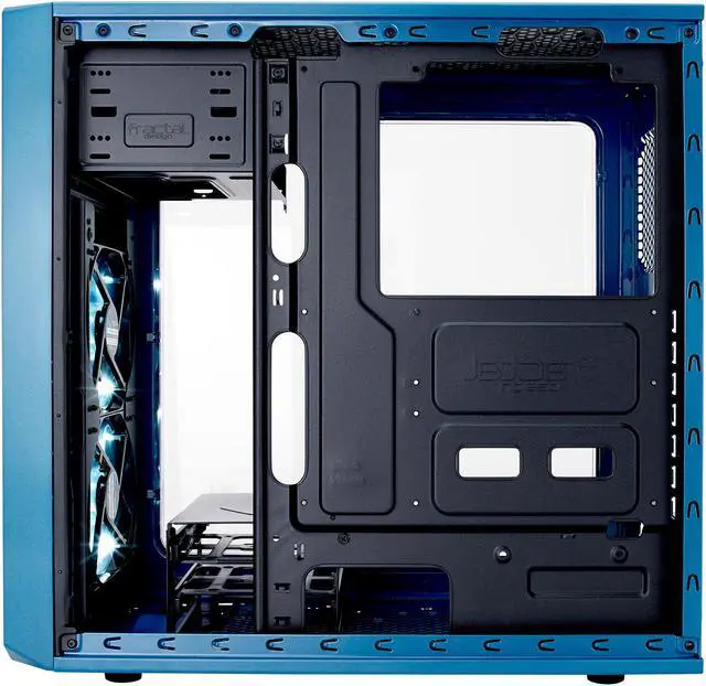Alt view image 8 of 19 - Fractal Design Focus G Petrol Blue ATX Mid Tower Computer Case