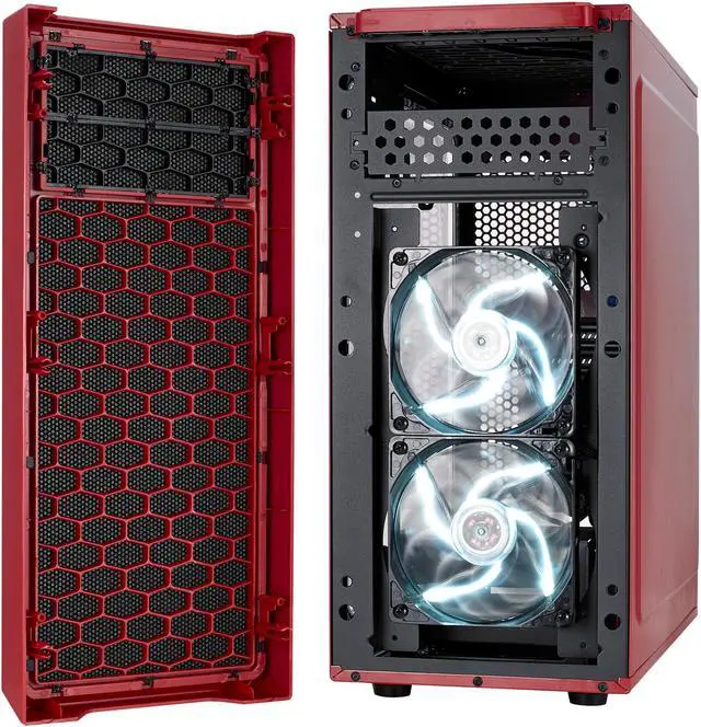Alt view image 5 of 19 - Fractal Design Focus G Mystic Red ATX Mid Tower Computer Case