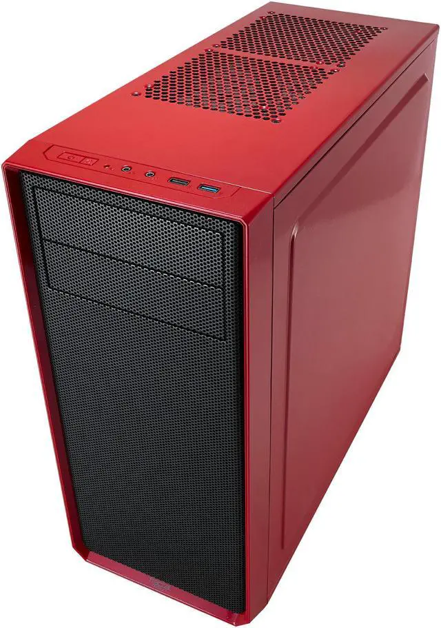 Alt view image 11 of 19 - Fractal Design Focus G Mystic Red ATX Mid Tower Computer Case