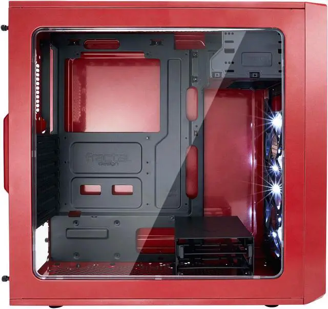 Alt view image 7 of 19 - Fractal Design Focus G Mystic Red ATX Mid Tower Computer Case