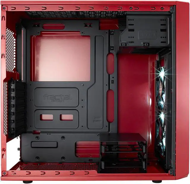 Alt view image 8 of 19 - Fractal Design Focus G Mystic Red ATX Mid Tower Computer Case