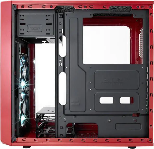 Alt view image 10 of 19 - Fractal Design Focus G Mystic Red ATX Mid Tower Computer Case