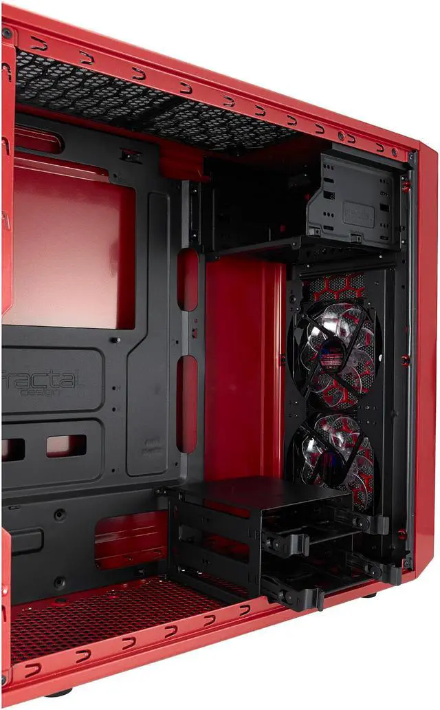 Alt view image 13 of 19 - Fractal Design Focus G Mystic Red ATX Mid Tower Computer Case