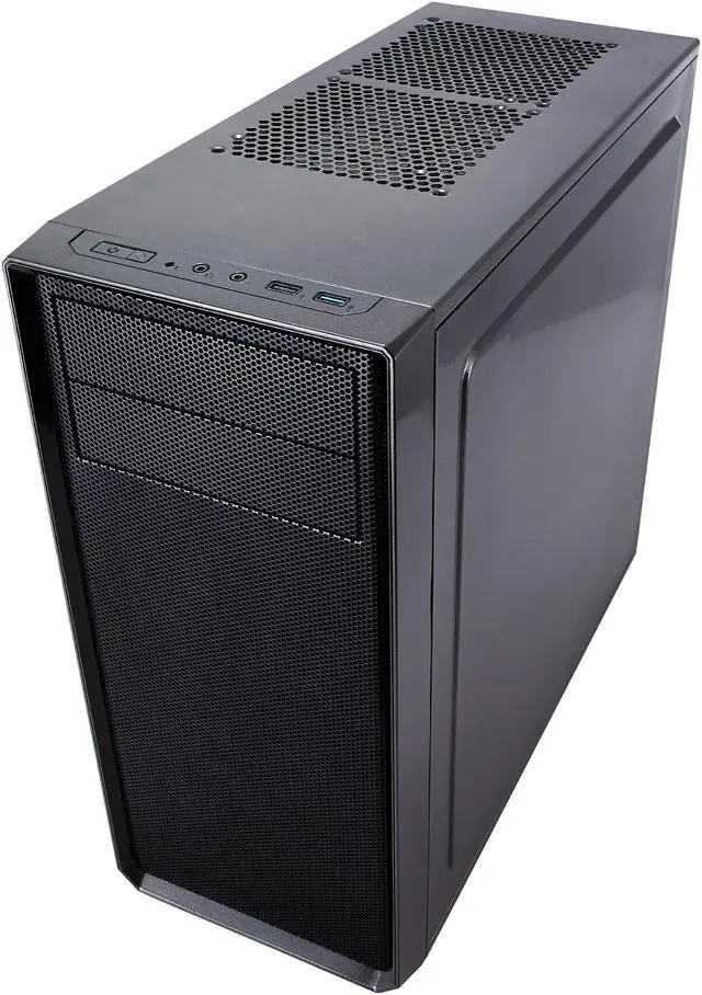 Alt view image 11 of 19 - Fractal Design Focus G Gunmetal Gray ATX Mid Tower Computer Case