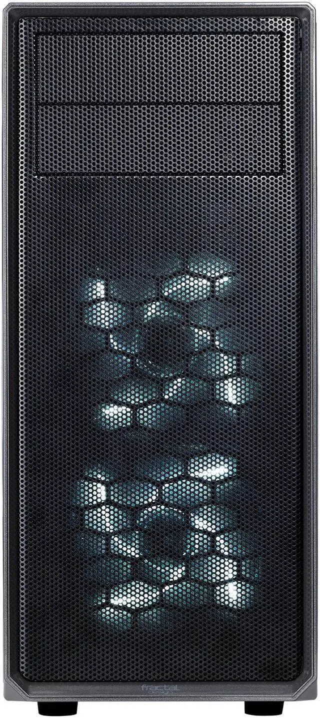 Alt view image 2 of 19 - Fractal Design Focus G Gunmetal Gray ATX Mid Tower Computer Case