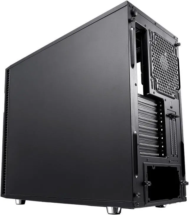 Alt view image 20 of 20 - Fractal Design Define R6 Blackout Brushed Aluminum/Steel ATX Silent Modular Tempered Glass Window Mid Tower Computer Case