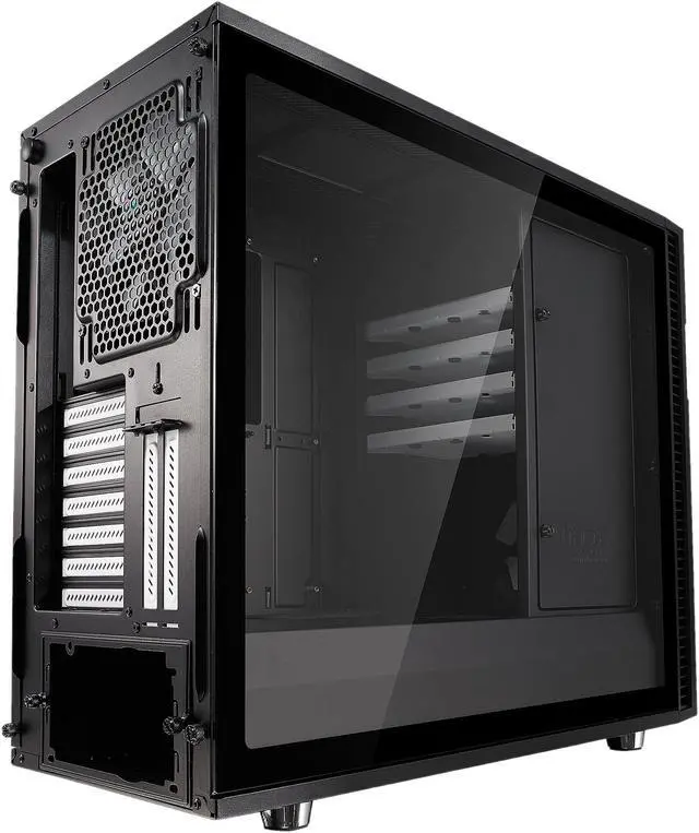 Alt view image 17 of 20 - Fractal Design Define R6 Black Brushed Aluminum/Steel ATX Silent Modular Tempered Glass Window Mid Tower Computer Case