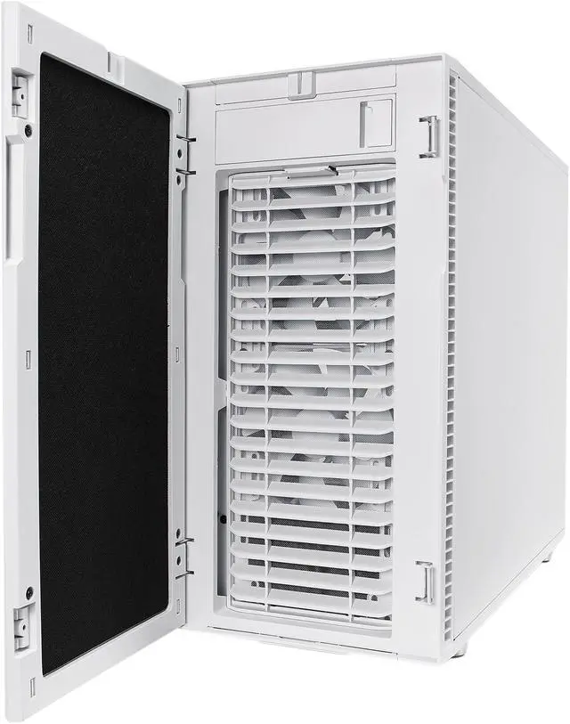Alt view image 13 of 20 - Fractal Design Define R6 White Brushed Aluminum/Steel ATX Silent Modular Mid Tower Computer Case