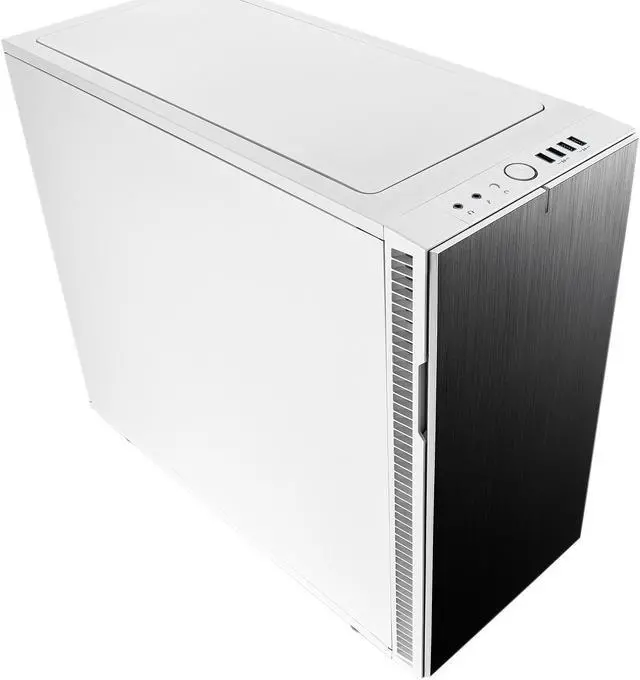 Alt view image 8 of 20 - Fractal Design Define R6 White Brushed Aluminum/Steel ATX Silent Modular Mid Tower Computer Case