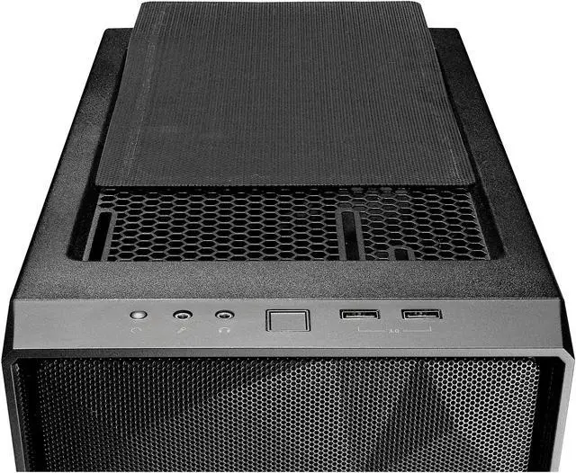 Alt view image 10 of 20 - Fractal Design Meshify C Black ATX High-Airflow Compact Mid Tower Computer Case