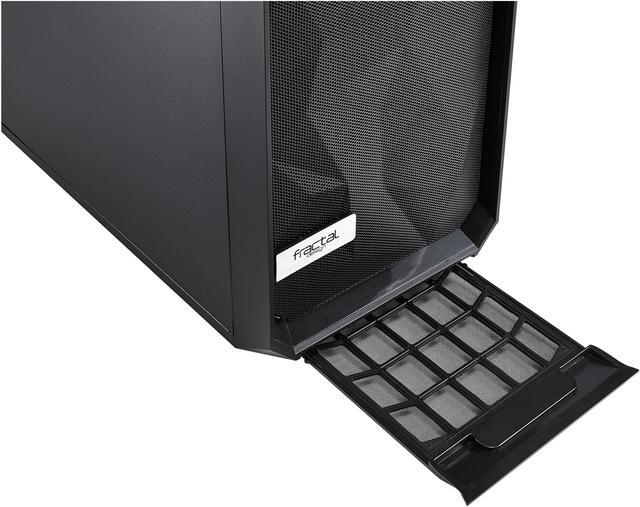 Alt view image 13 of 20 - Fractal Design Meshify C Black ATX High-Airflow Compact Mid Tower Computer Case