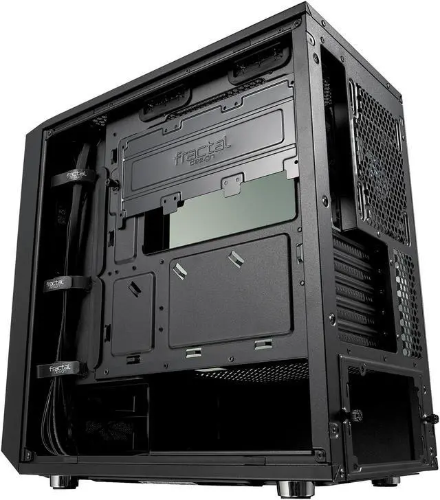 Alt view image 14 of 19 - Fractal Design Meshify C Mini Black Micro ATX High-Airflow Compact Tinted Tempered Glass Window Mid Tower Computer Case