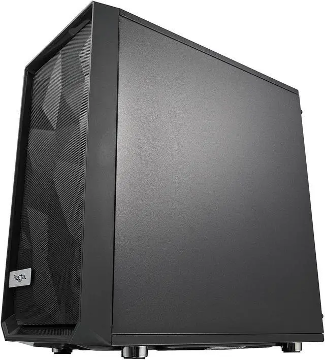 Alt view image 4 of 19 - Fractal Design Meshify C Mini Black Micro ATX High-Airflow Compact Tinted Tempered Glass Window Mid Tower Computer Case