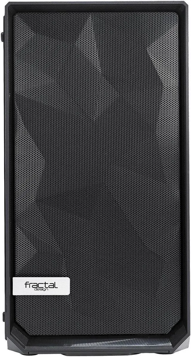 Alt view image 3 of 19 - Fractal Design Meshify C Mini Black Micro ATX High-Airflow Compact Tinted Tempered Glass Window Mid Tower Computer Case