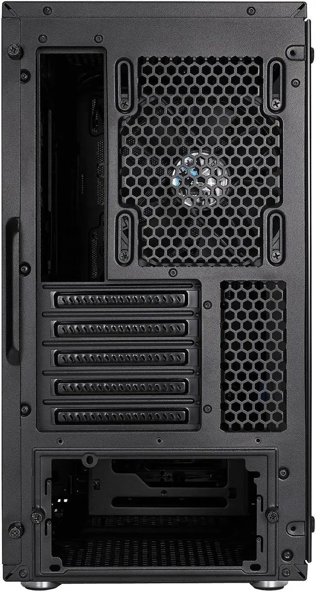 Alt view image 15 of 19 - Fractal Design Meshify C Mini Black Micro ATX High-Airflow Compact Tinted Tempered Glass Window Mid Tower Computer Case