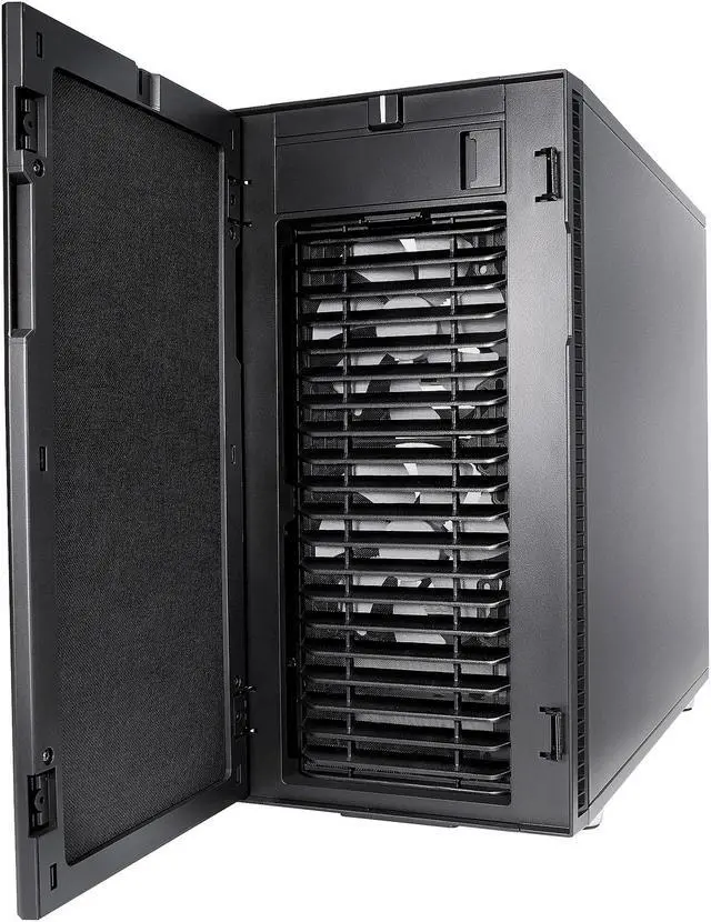 Alt view image 7 of 20 - Fractal Design Define R6 USB-C Black Brushed Aluminum/Steel ATX Silent Modular Mid Tower Computer Case