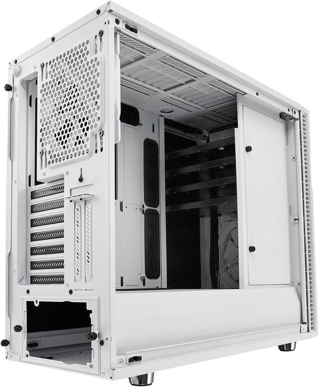 Alt view image 20 of 20 - Fractal Design Define R6 USB-C White Brushed Aluminum/Steel ATX Silent Modular Mid Tower Computer Case