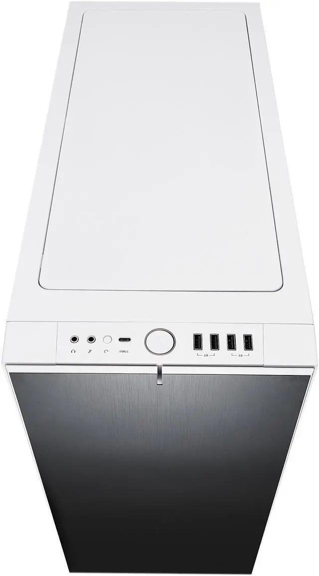 Alt view image 10 of 20 - Fractal Design Define S2 White Brushed Aluminum/Steel ATX Silent Modular Clear Tempered Glass Window Mid Tower Computer Case