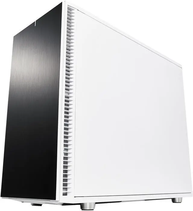Alt view image 4 of 20 - Fractal Design Define S2 White Brushed Aluminum/Steel ATX Silent Modular Clear Tempered Glass Window Mid Tower Computer Case