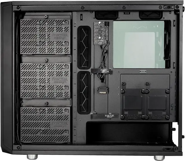 Alt view image 8 of 19 - Fractal Design Meshify S2 Black ATX Modular High-Airflow Dark Tint Tempered Glass Window Mid Tower Computer Case, FD-CA-MESH-S2-BKO-TG