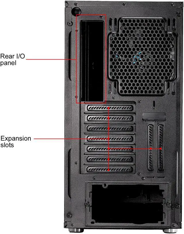Alt view image 18 of 19 - Fractal Design Meshify S2 Black ATX Modular High-Airflow Dark Tint Tempered Glass Window Mid Tower Computer Case, FD-CA-MESH-S2-BKO-TG