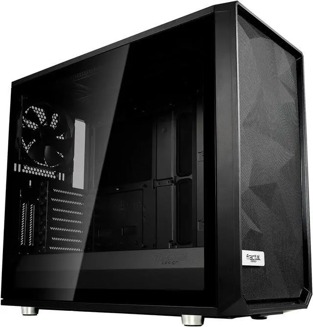Main image of Fractal Design Meshify S2 Black ATX Modular High-Airflow Dark Tint Tempered Glass Window Mid Tower Computer Case, FD-CA-MESH-S2-BKO-TG
