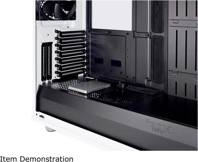 Alt view image 15 of 20 - Fractal Design Meshify S2 White ATX Modular High-Airflow Tempered Glass Window Mid Tower Computer Case