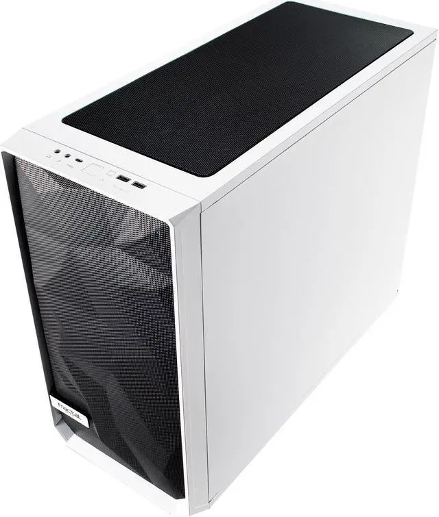 Alt view image 10 of 20 - Fractal Design Meshify S2 White ATX Modular High-Airflow Tempered Glass Window Mid Tower Computer Case