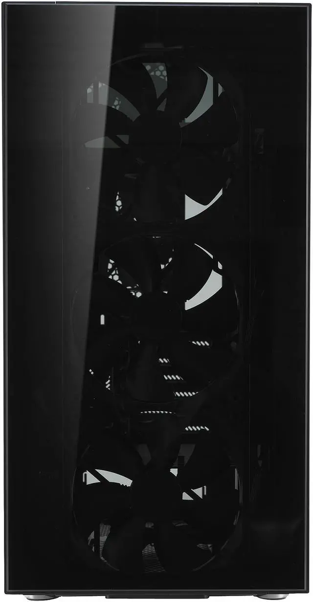 Alt view image 2 of 20 - Fractal Design Define S2 Vision Blackout ATX Silent Modular Dark Tint Tempered Glass Window Mid Tower Computer Case