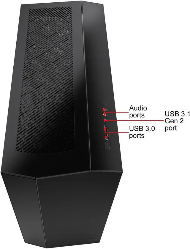 Alt view image 19 of 20 - Fractal Design Vector RS Blackout ATX Silent Modular Tempered Glass Window Mid Tower Computer Case with ARGB LED strip and Adjust R1 RGB Controller