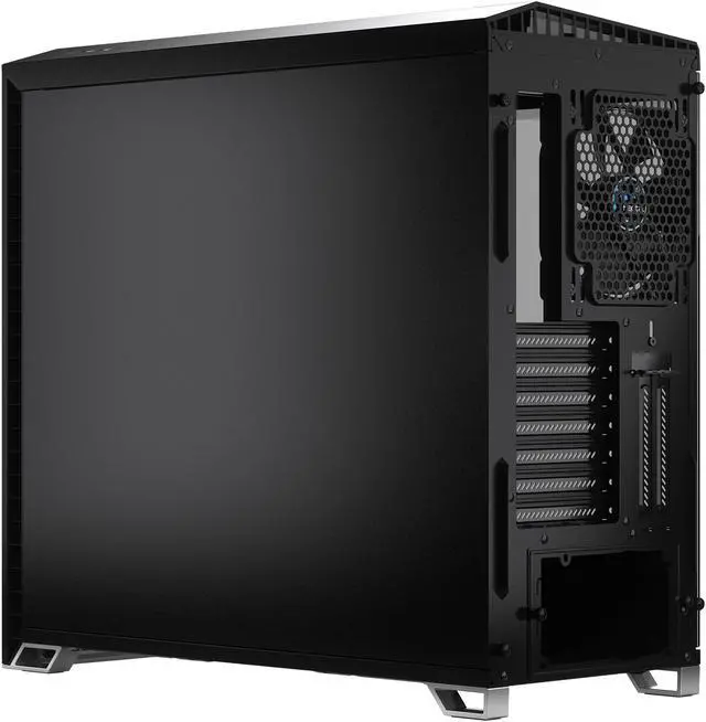 Alt view image 14 of 20 - Fractal Design Vector RS Blackout ATX Silent Modular Dark Tint Tempered Glass Window Mid Tower Computer Case with ARGB LED strip and Adjust R1 RGB Controller