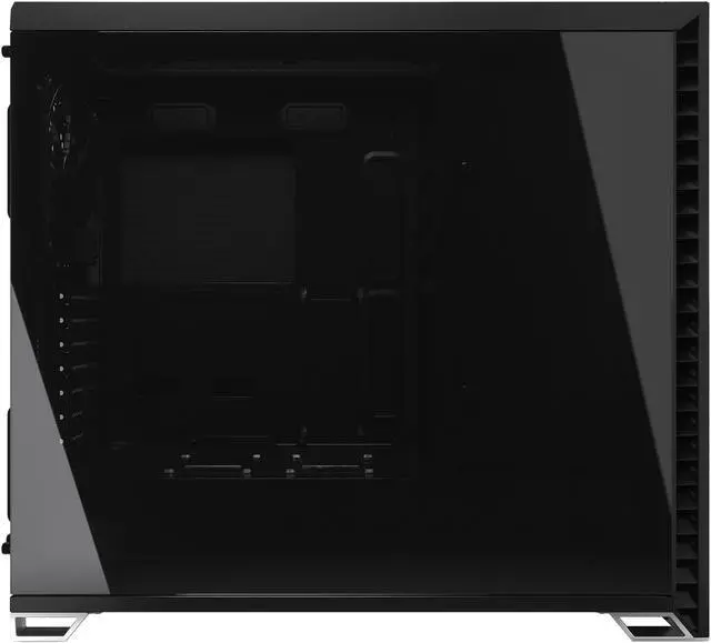 Alt view image 8 of 20 - Fractal Design Vector RS Blackout ATX Silent Modular Dark Tint Tempered Glass Window Mid Tower Computer Case with ARGB LED strip and Adjust R1 RGB Controller