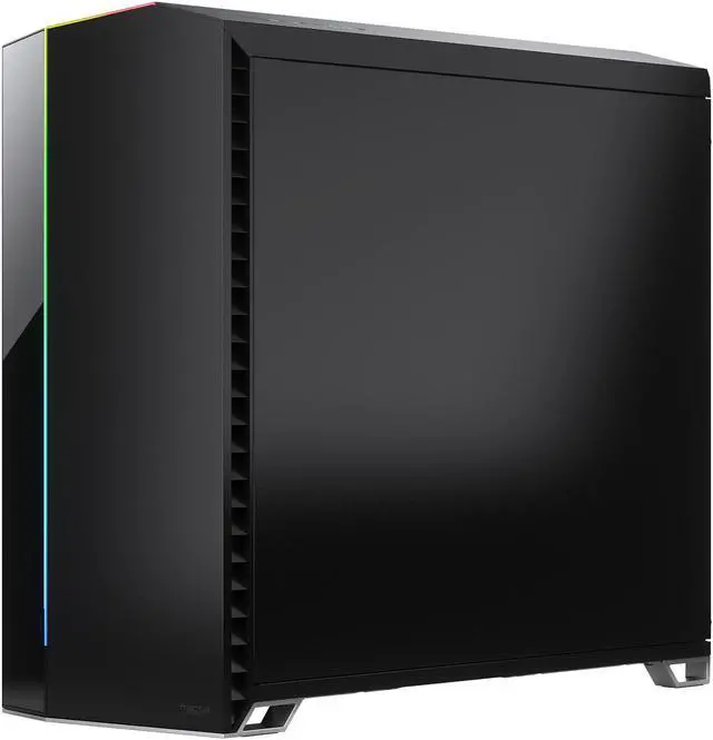 Alt view image 9 of 20 - Fractal Design Vector RS Blackout ATX Silent Modular Dark Tint Tempered Glass Window Mid Tower Computer Case with ARGB LED strip and Adjust R1 RGB Controller