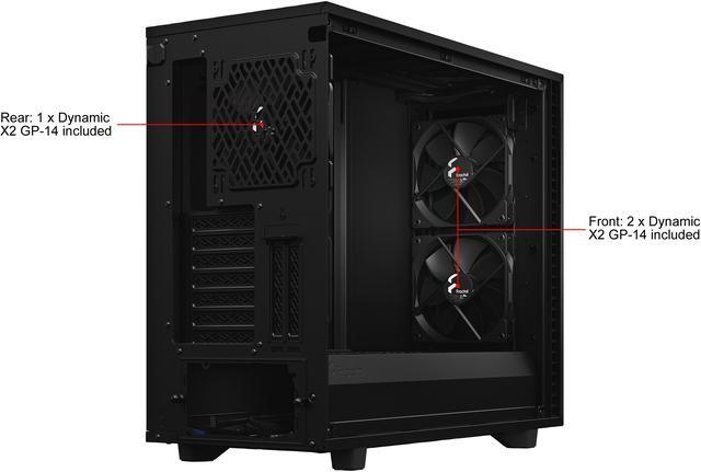 Alt view image 20 of 20 - Fractal Design Define 7 Black Brushed Aluminum / Steel E-ATX Silent Modular Mid Tower Computer Case